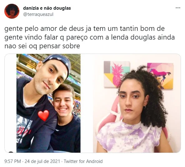 Sósia do jogador de vôlei Douglas Souza, biomédica fala de repercussão - imagem 1 Sósia do jogador de vôlei Douglas Souza, biomédica fala de repercussão - imagem 1