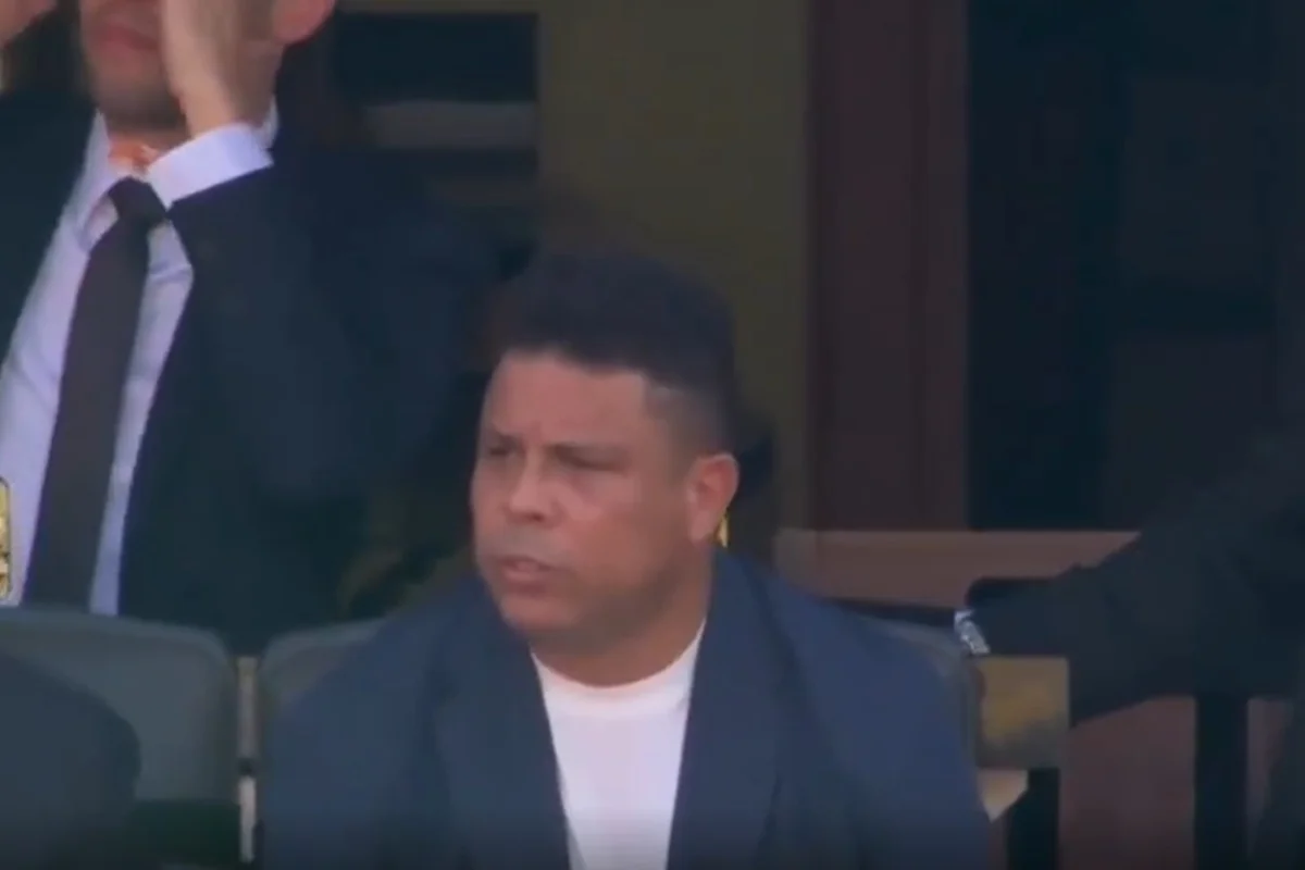 Ronaldo Fenômeno durante partida da Copa do Mundo de 2026 Ronaldo Fenômeno durante partida da Copa do Mundo de 2026
