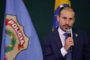 O diretor-executivo da Polícia Federal, William Marcel Murad, participa da abertura do curso de formação após o afastamento preventivo do diretor-geral Andrei Rodrigues, determinado pelo ministro André Mendonça.

