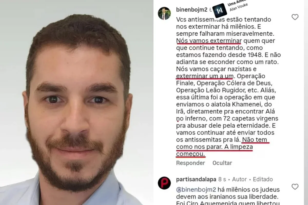 Servidor federal é exposto por falas sobre extermínio de adversários