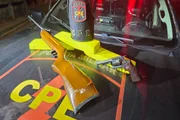 Apreensão: armas e drogas Apreensão: armas e drogas