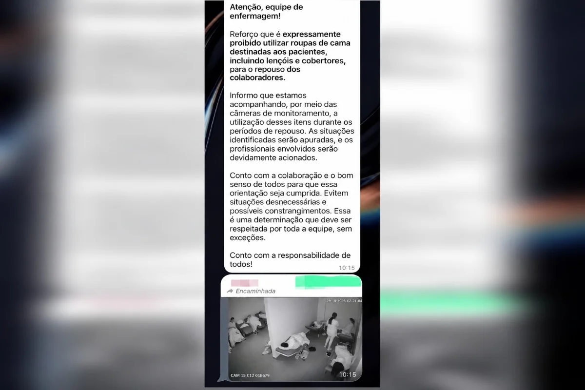 Uma gestora compartilhou uma imagem do local e informou que o espaço estava sendo monitorado Uma gestora compartilhou uma imagem do local e informou que o espaço estava sendo monitorado
