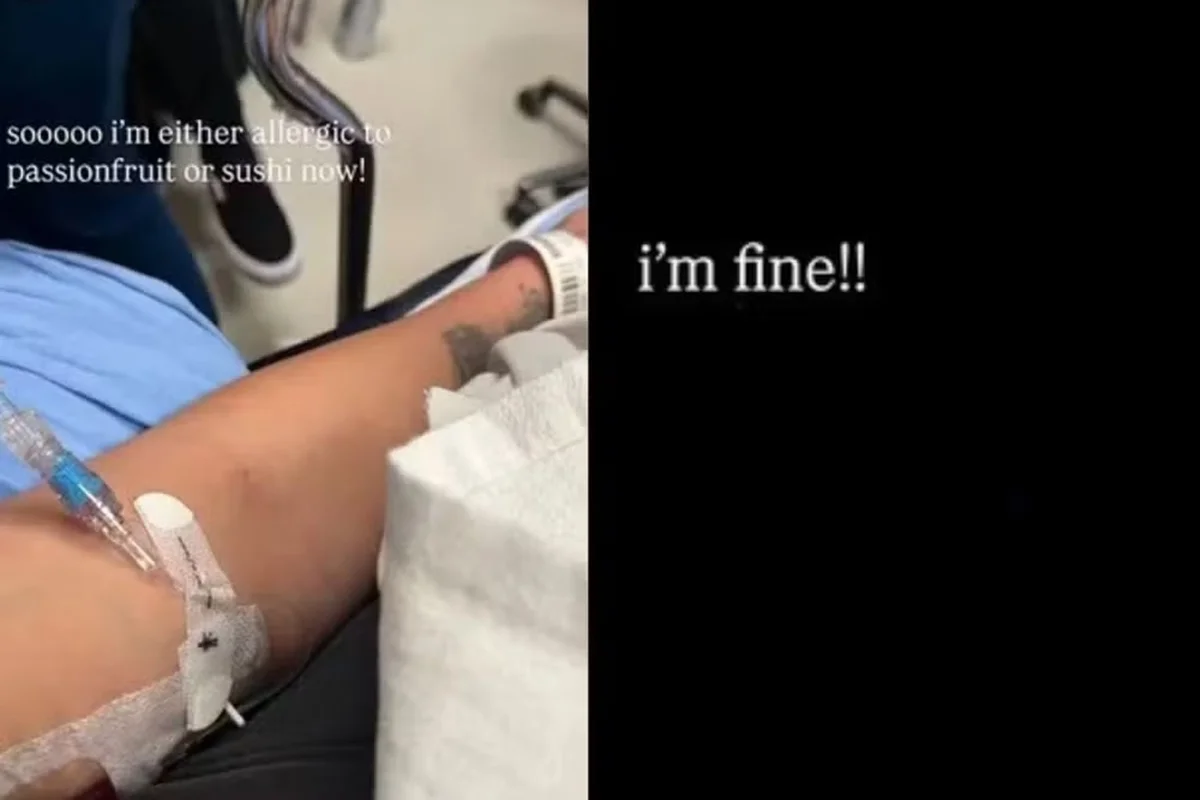 Demi Lovato vai parar no hospital e explica situação: "Sou alérgica" Demi Lovato vai parar no hospital e explica situação: "Sou alérgica"