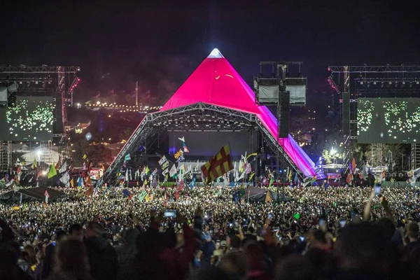 Festival Goers Enjoy Glastonbury 2017
