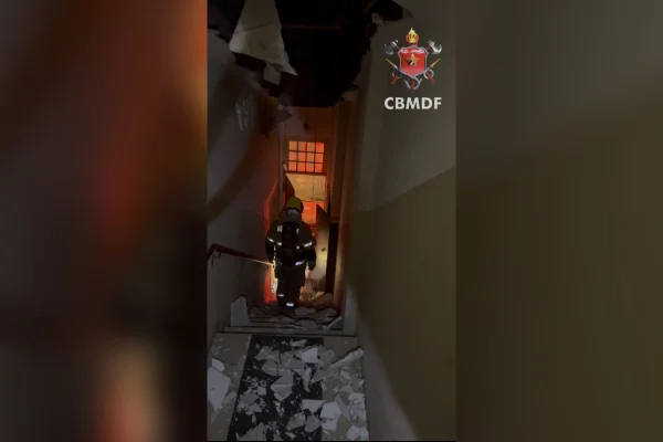 Defesa Civil interdita prédio após explosão que deixou ferido grave - destaque galeria