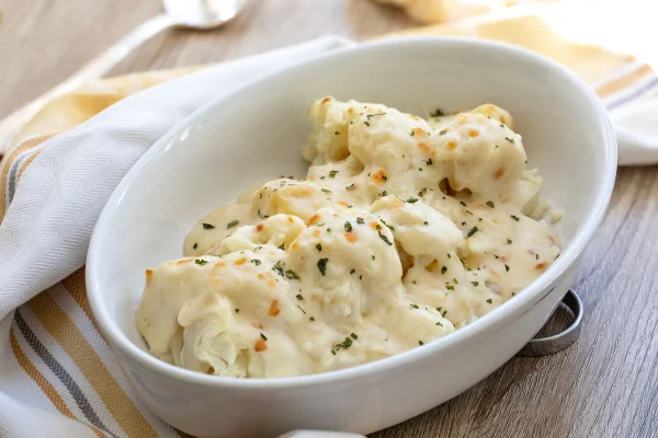 Couve-flor gratinada