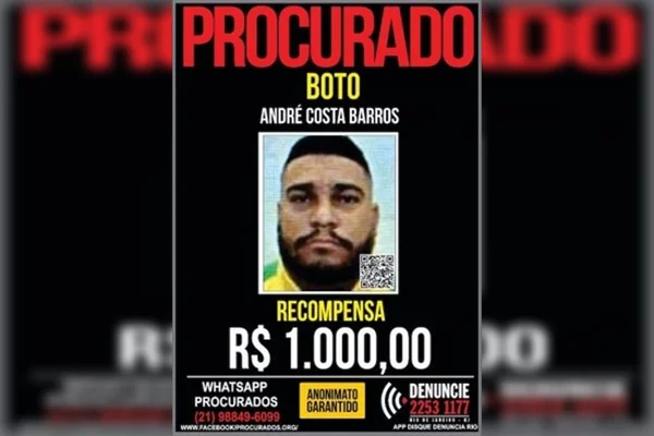 Andre Boto fez harmonizacao facial para fugir da policia