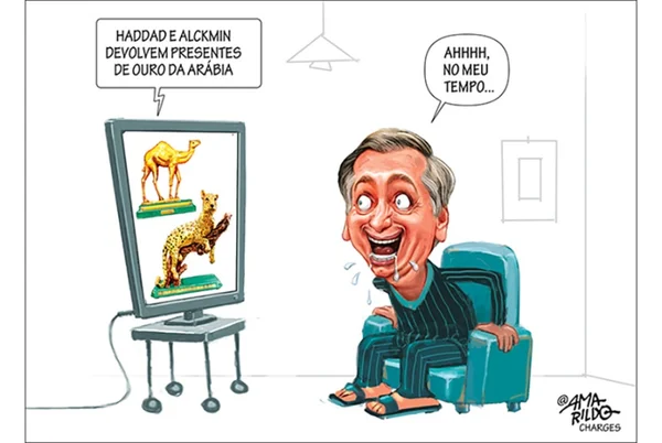 Charge do Amarildo