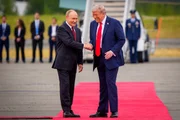 Putin e Trump no Alasca em agosto de 2025