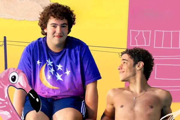 Poster colorido promocional do filme Quinze Dias, adaptação do livro de Vitor Martins