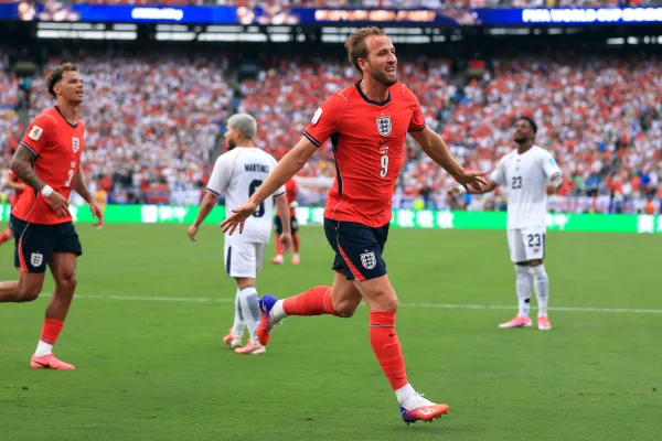 Kane comemora gol diante do Panamá na Copa do Mundo