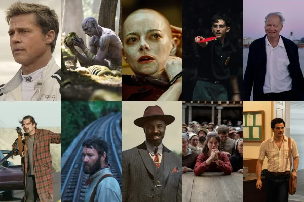 Montagem com fotos dos 10 filmes Indicados ao Oscar de Melhor Filme em 2026