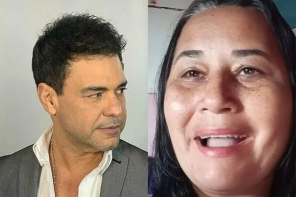 Zezé de CAmargo e Cléo Loyola, sua ex-cunhada