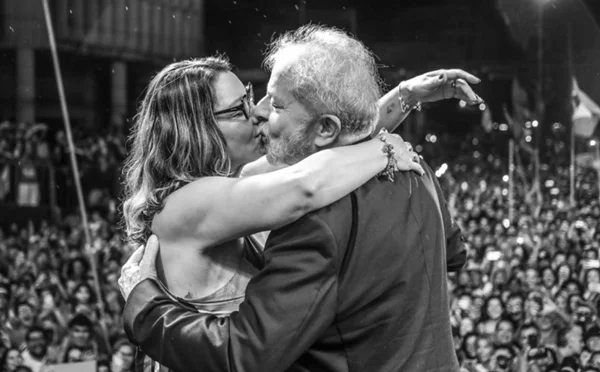 ex-presidente Lula e a noiva Janja - Metrópoles