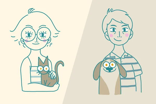 Pesquisa revela as principais diferenças entre donos de cães e gatos