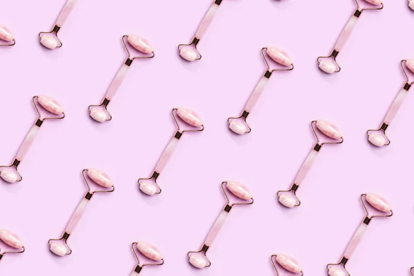 rolinho de quartzo rosa skincare beleza