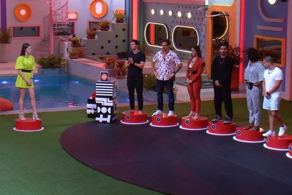 na foto temos uma cena do jogo da discórdia no bbb22