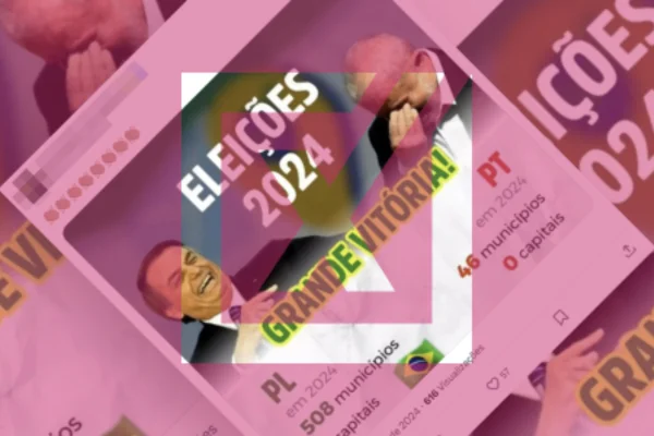 Print de post que mente ao afirmar que PT conquistou apenas 46 prefeituras no primeiro turno das eleições municipais de 2024. - Metrópoles