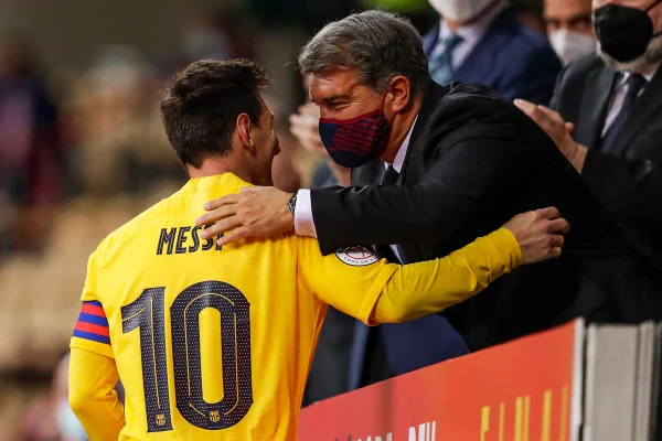 Joan Laporta Messi Barcelona
