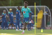 Vini Jr. com a Seleção Brasileira.