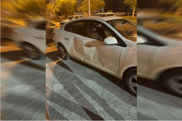 carro amassado