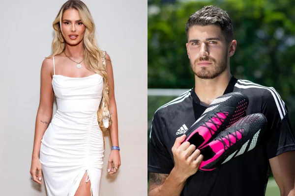 Atacante do Vasco é visto aos beijos com Yasmin Brunet