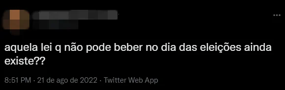 É falsa proibição de venda ou consumo de bebidas alcoólicas nas eleições do DF - destaque galeria É falsa proibição de venda ou consumo de bebidas alcoólicas nas eleições do DF - destaque galeria
