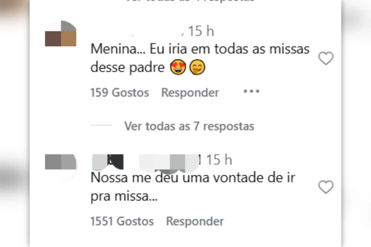 A paróquia fechou os comentários do post onde o padre aparece convidando para a novena A paróquia fechou os comentários do post onde o padre aparece convidando para a novena