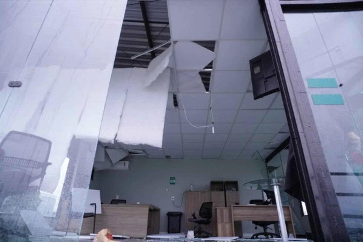 Juventude posta destruição no estádio e CT causados por temporal no RS - imagem 7 Juventude posta destruição no estádio e CT causados por temporal no RS - imagem 7
