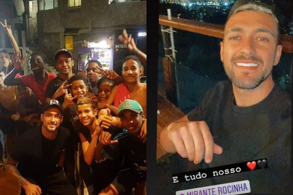Arrascaeta na Rocinha