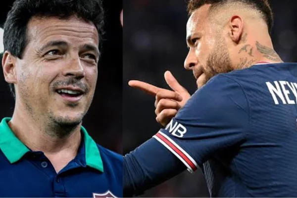 Neymar enche a bola de Fernando Diniz: “Pena que não lhe dão tempo”