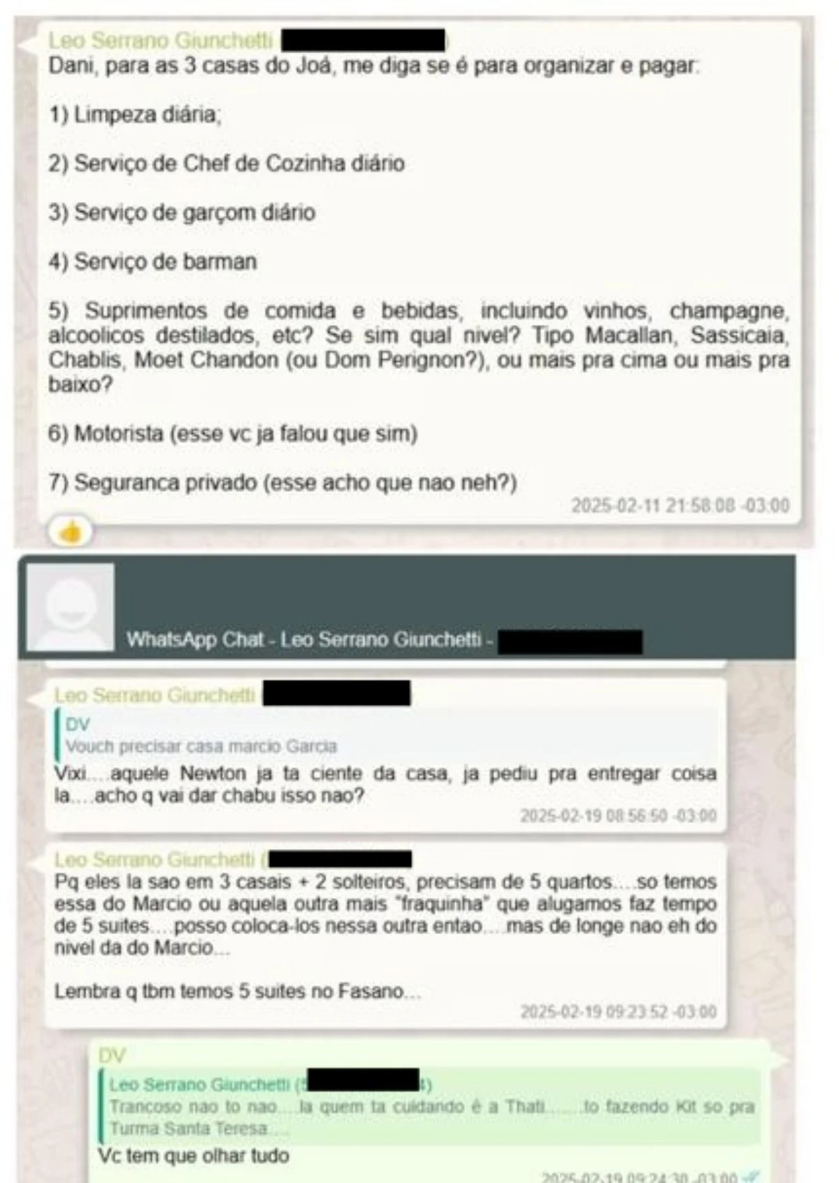 Vorcaro reservou mansão de R$ 250 milhões para ministro “KN” no Carnaval - imagem 7 Vorcaro reservou mansão de R$ 250 milhões para ministro “KN” no Carnaval - imagem 7