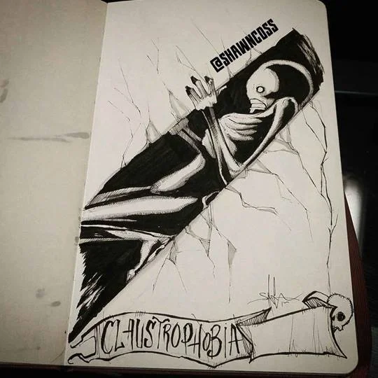 Claustrofobia - Medo de ficar preso em um espaço pequeno sem chance de escapar Claustrofobia - Medo de ficar preso em um espaço pequeno sem chance de escapar
