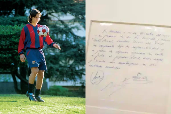 Messi em 2003 - Metrópoles