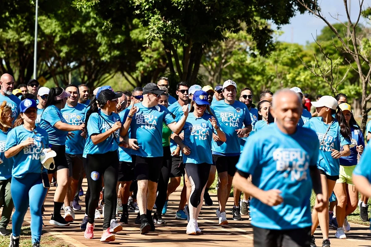 Apoiadores com Celina Leão no Parque da Cidade Apoiadores com Celina Leão no Parque da Cidade