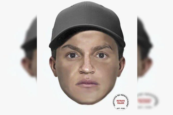 PCDF divulga retrato falado de suspeito de matar homem em padaria