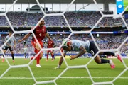 Maxi Araújo empatou para o Uruguai 