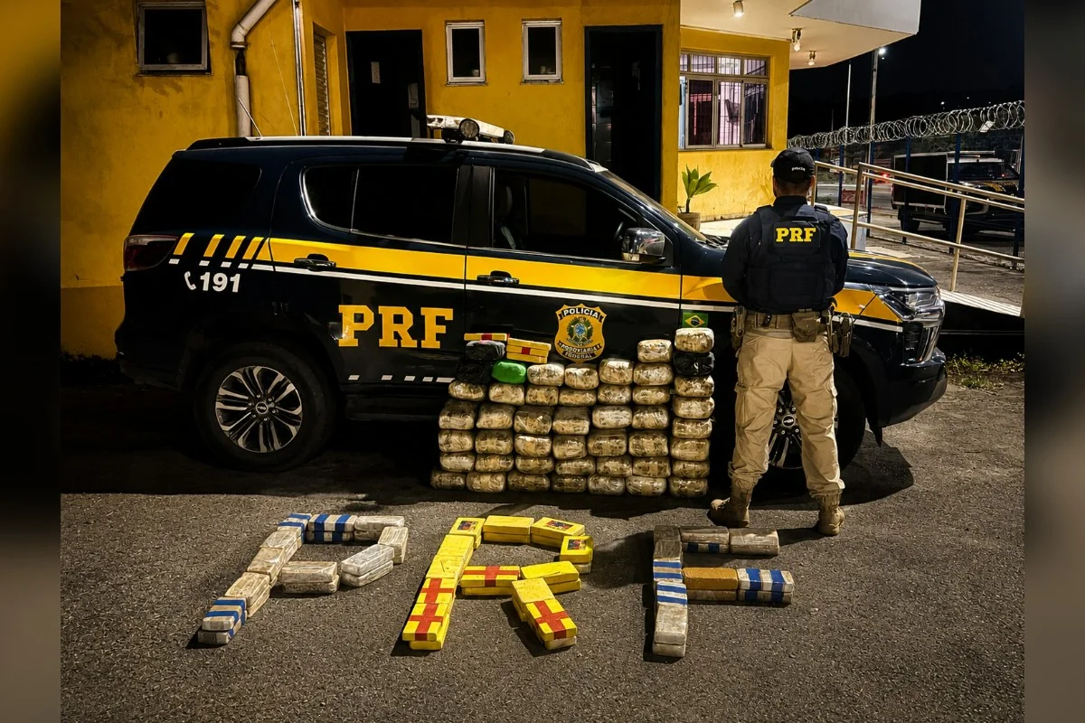Caminhoneiro é preso com cerca de 100 kg de drogas na BR-381 em Minas
