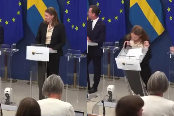 Imagem colorida de Elisabet Lann, nova ministra da saúde da Suécia - Metrópoles