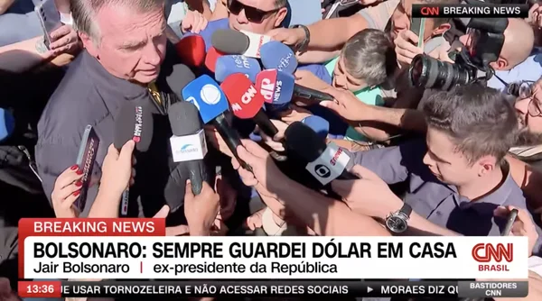 O ex-presidente Jair Bolsonaro (PL)