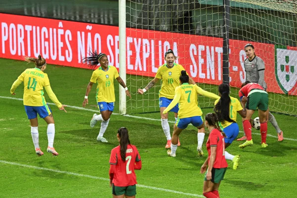 Imagem colorida da Seleção Brasileira Feminina