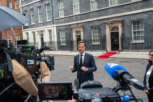 Imagem colorida mostra o secretário-geral da Otan, Mark Rutte - Metrópoles