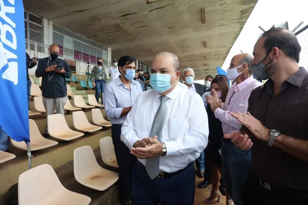 Governador Ibaneis Rocha acompanha o início das obras no autódromo Nelson Piquet