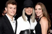 Diane Keaton com os filhos