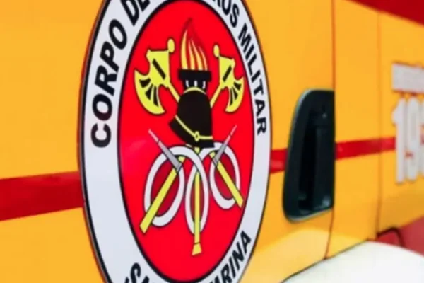 Imagem colorida do Corpo de Bombeiros SC