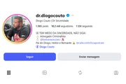 Diogo Couto, além de trabalhar na política e como advogado criminalista, é criador de um podcast e influenciador digital Diogo Couto, além de trabalhar na política e como advogado criminalista, é criador de um podcast e influenciador digital