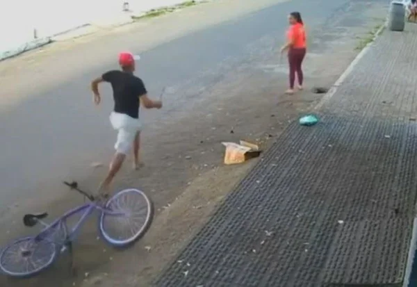 Imagem colorida: Homem ataca cunhada a facadas no Ceará