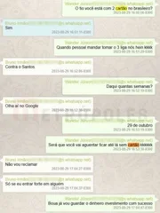 Conversas entre Bruno Henrique e seu irmão, Wander Conversas entre Bruno Henrique e seu irmão, Wander