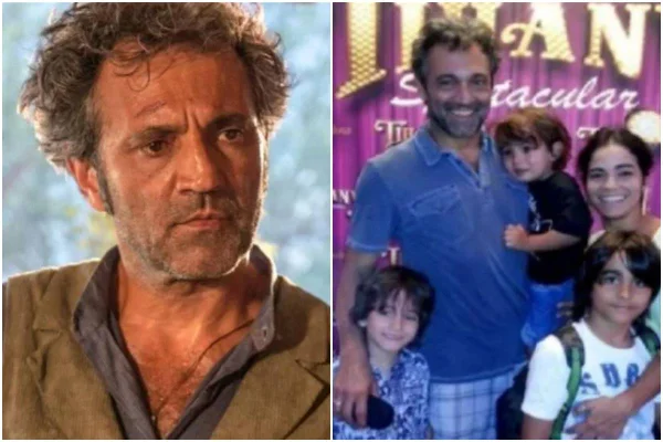 Montagem do falecido Domingos Montagner com a família - Metrópoles