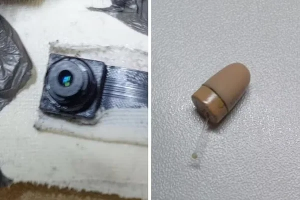 Candidato é preso em flagrante com câmera e ponto em prova do Detran